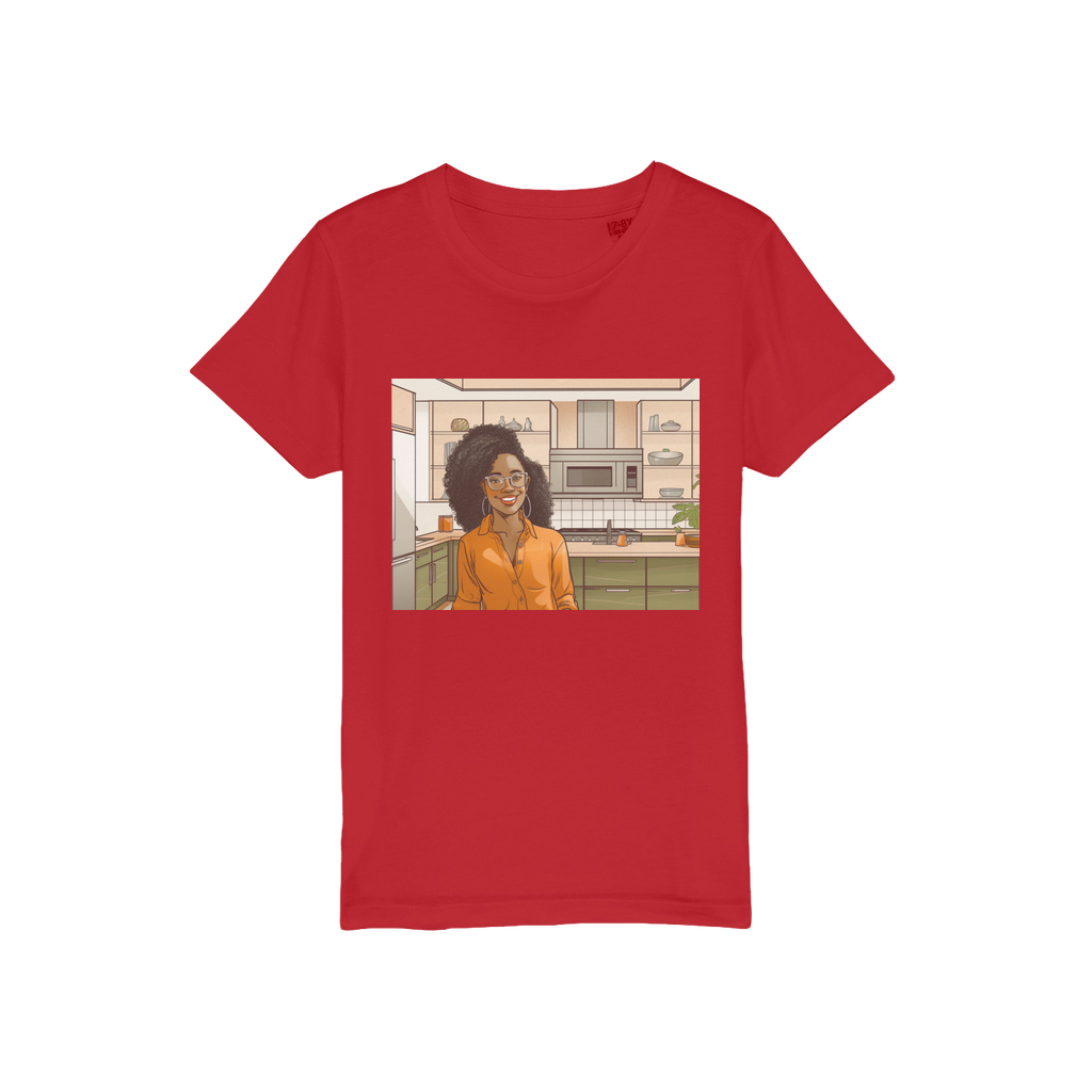 | Rose Melanin Magic | Organic Jersey Kids T-Shirt