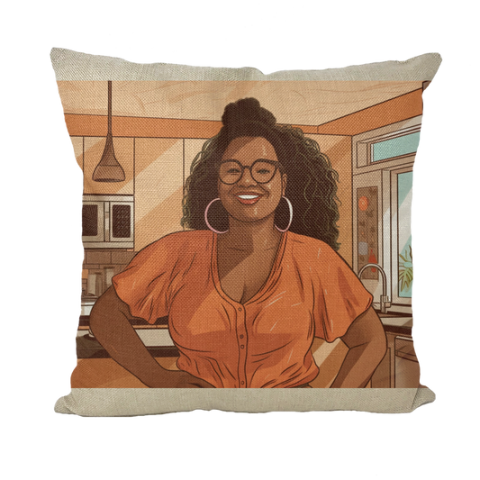 | Grace Melanin Magic | Throw Pillow with Insert
