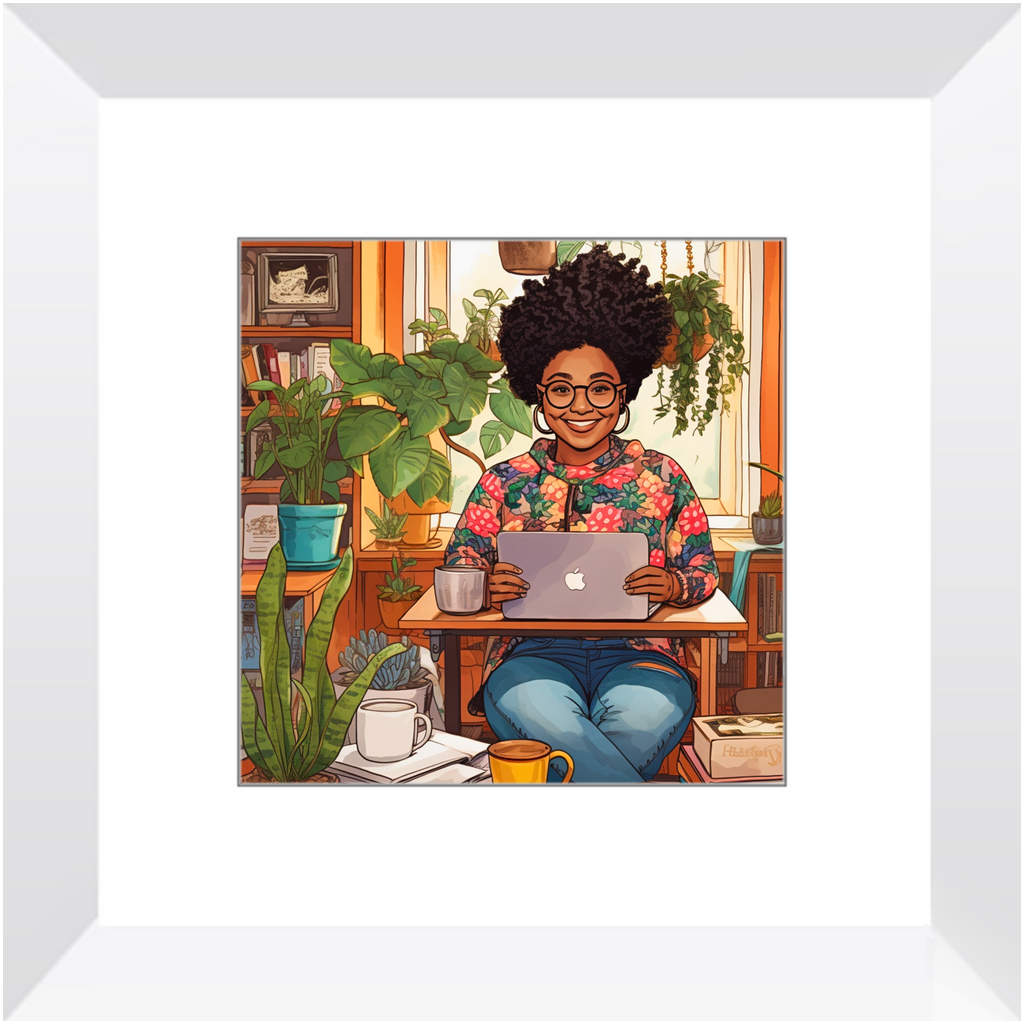 Black In Tech | Asha | Framed Prints