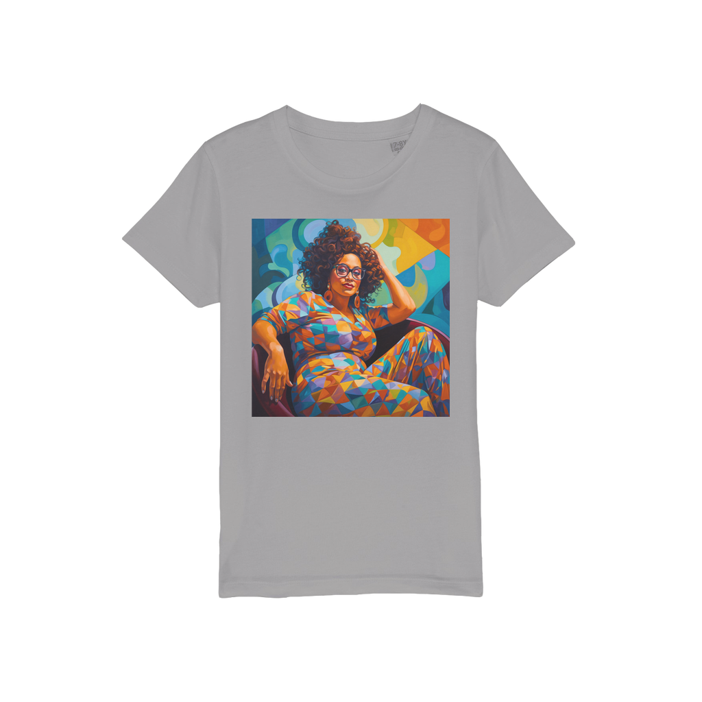 Black In Tech Collection | Maiya | Organic Jersey Kids T-Shirt