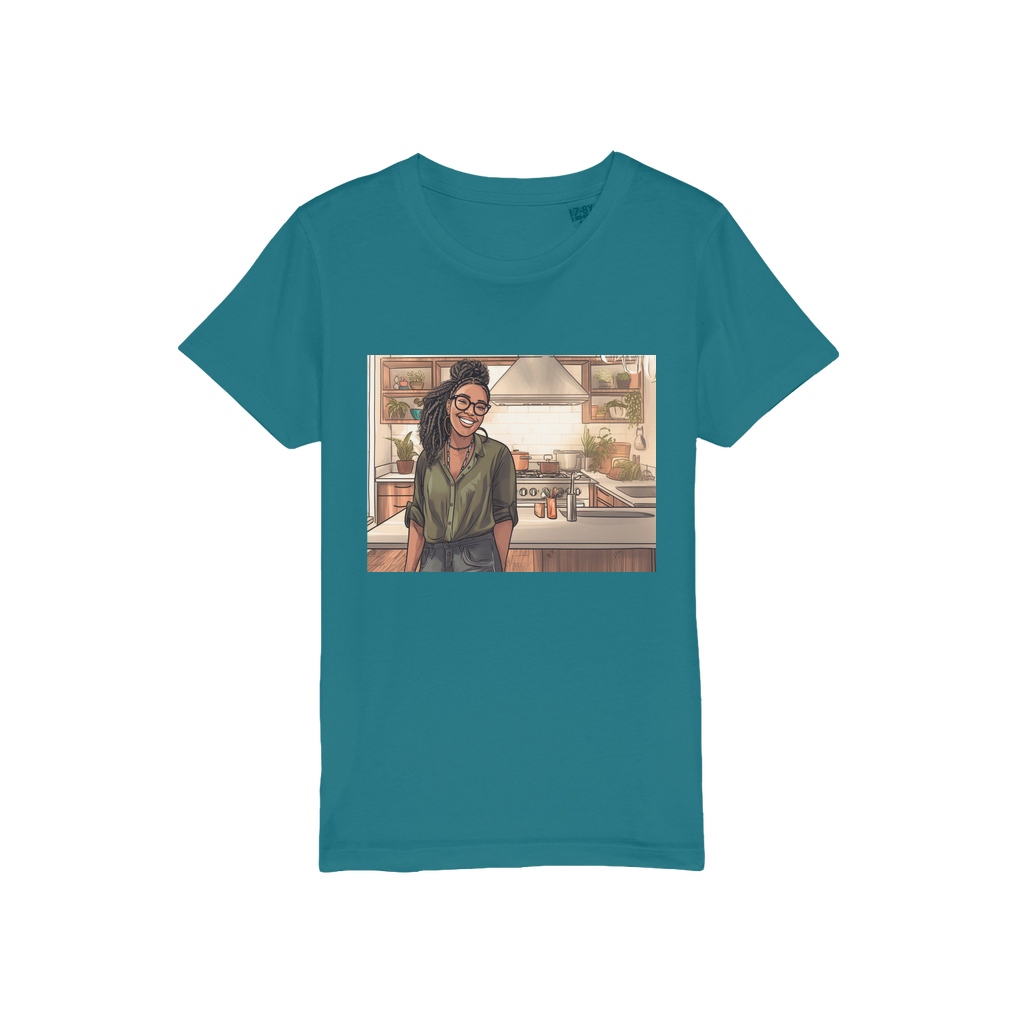 | Janell Melanin Magic | Organic Jersey Kids T-Shirt