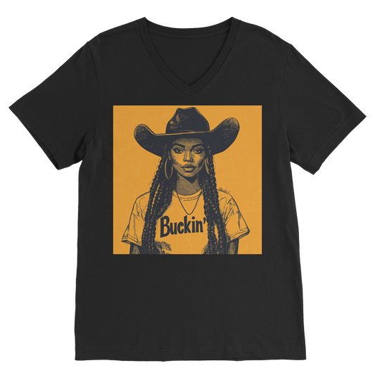 Bey Collection |  Buckin' Premium V-Neck T-Shirt