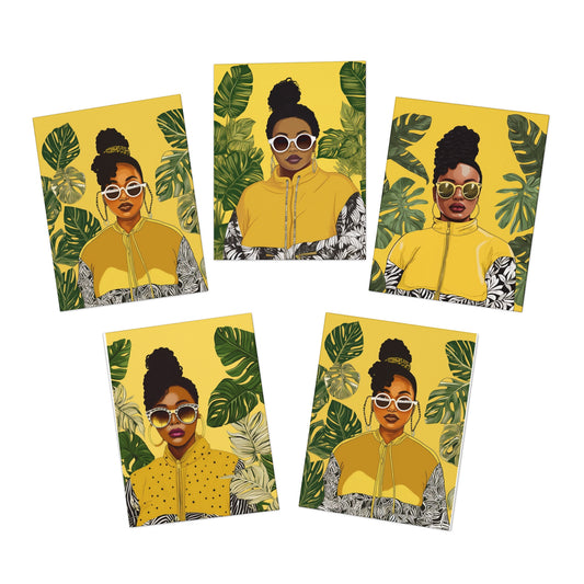 BLK | Everyday Black Magic|| Multi-Design Blank Greeting Cards  | City Swag