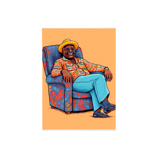 | Black & Bold Collection | James Canvas Tiles | African American Male |