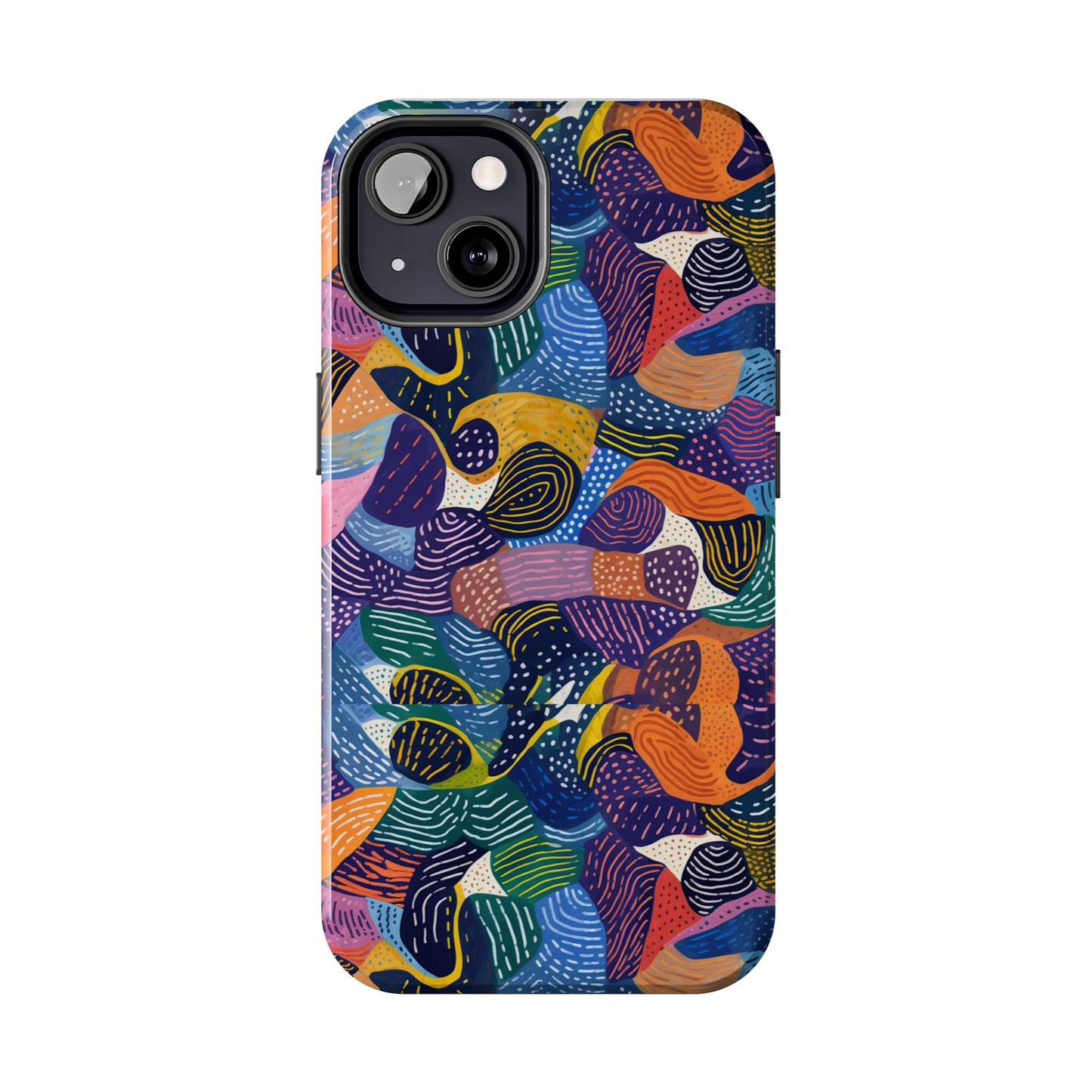 Kiki Collections | iPhone Case | African Wax Print | Tough Phone Case | Shock Dispersion | Protective Cover|