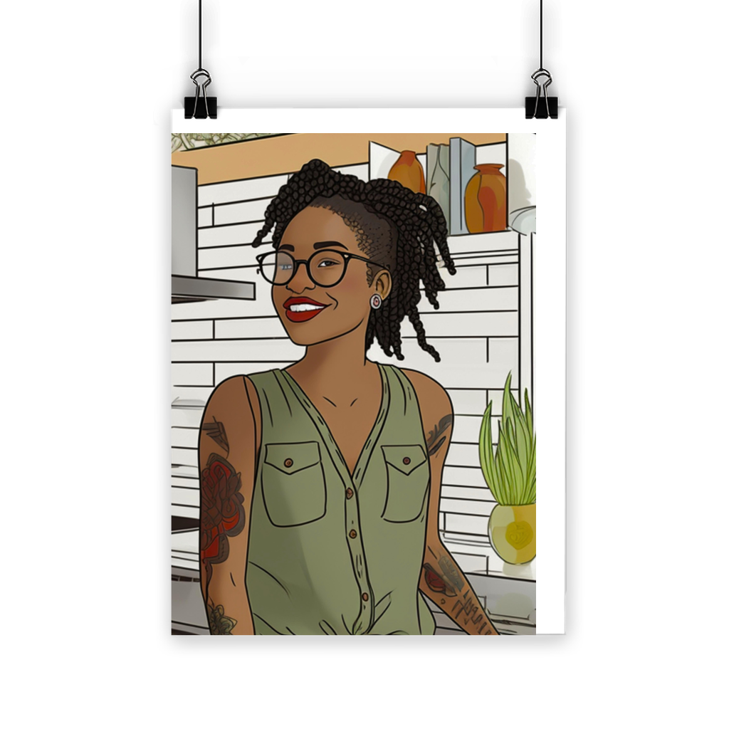 | Everyday Black Girl Magic Collection | Sasha Melanin Magic | Classic Poster