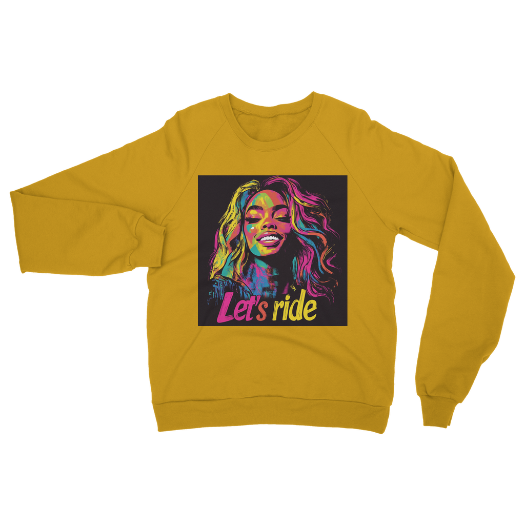 Bey Collection | Neon Bey - Lets Ride Classic Adult Sweatshirt