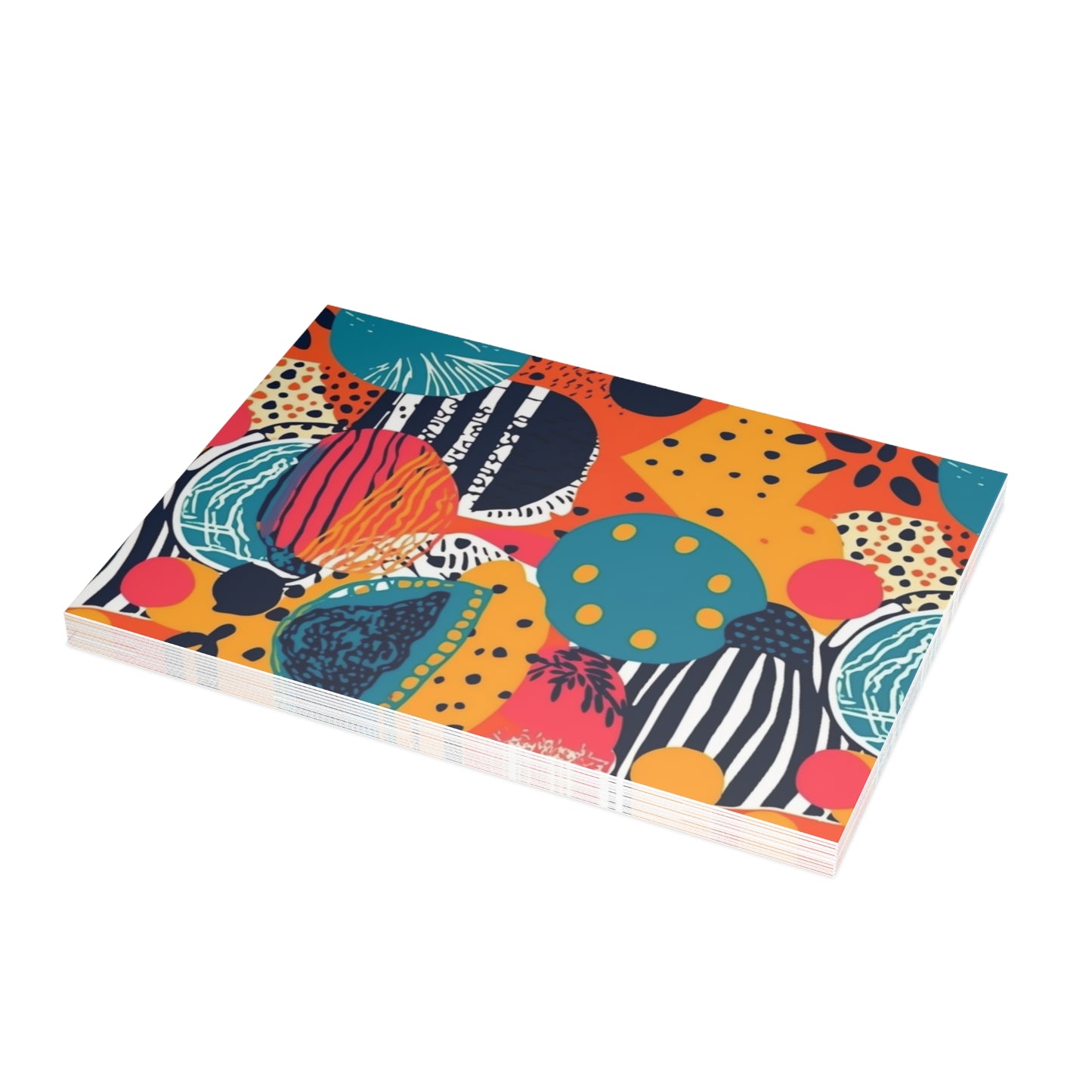 Kalahari Kaleidoscope | African Wax Print Postcard Bundles | Black-Owned | Women-Owned| Envelopes included |