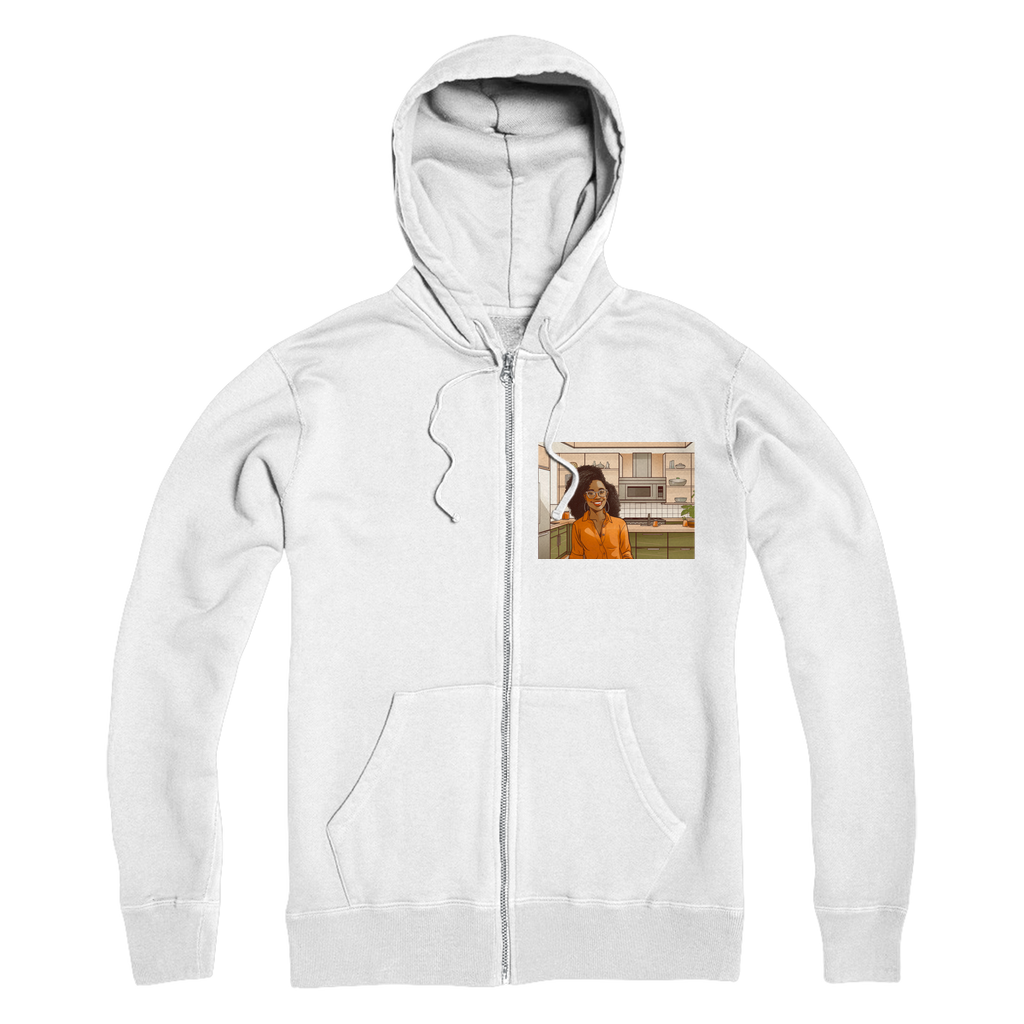 | Rose Melanin Magic | Premium Adult Zip Hoodie