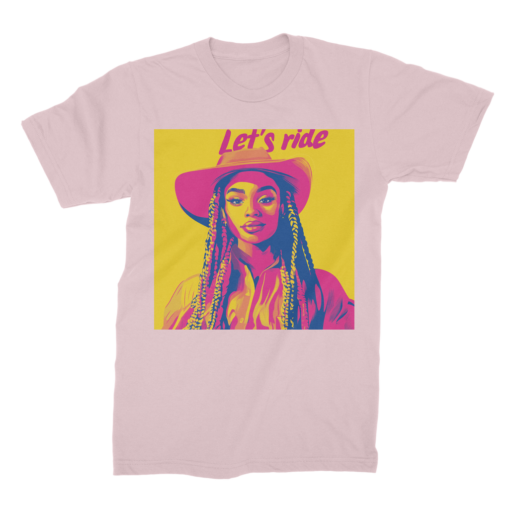 Bey Collection| Winnie Orange : Let's Ride Premium Jersey Adult T-Shirt