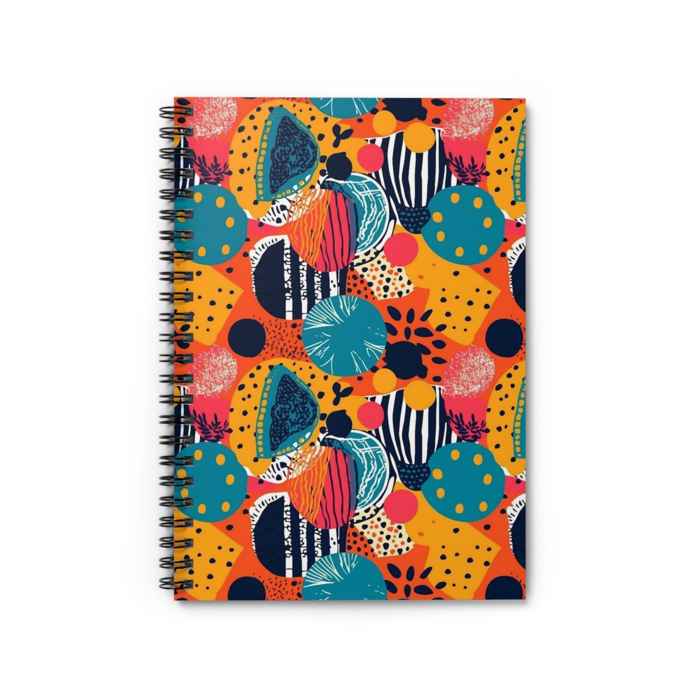 African Wax Print | Spiral Notebook - Ruled Line