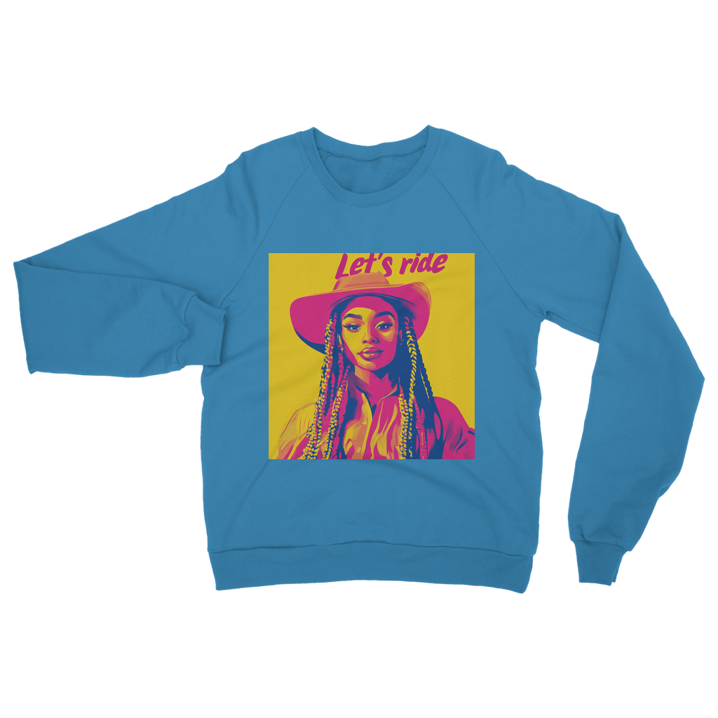Bey Collection| Winnie Orange : Let's Ride Classic Adult Sweatshirt