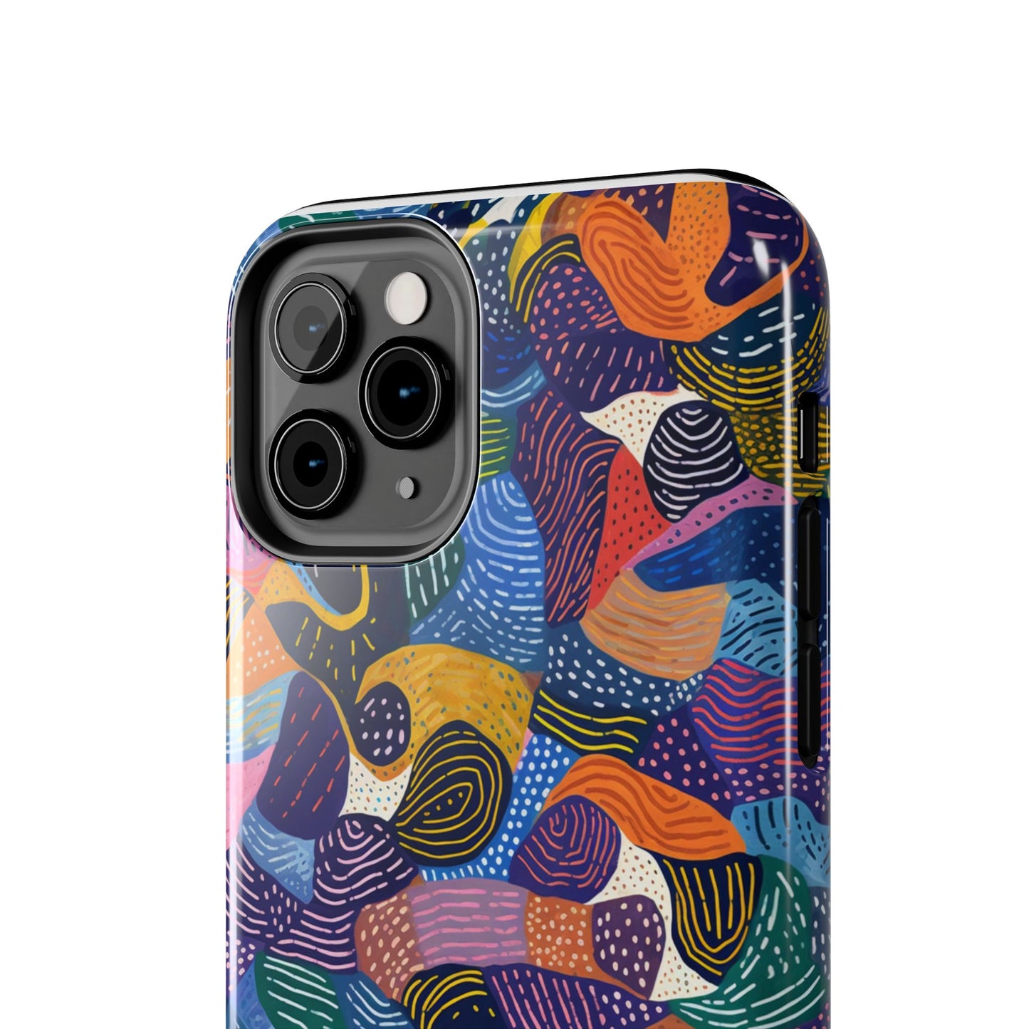 Kiki Collections | iPhone Case | African Wax Print | Tough Phone Case | Shock Dispersion | Protective Cover|