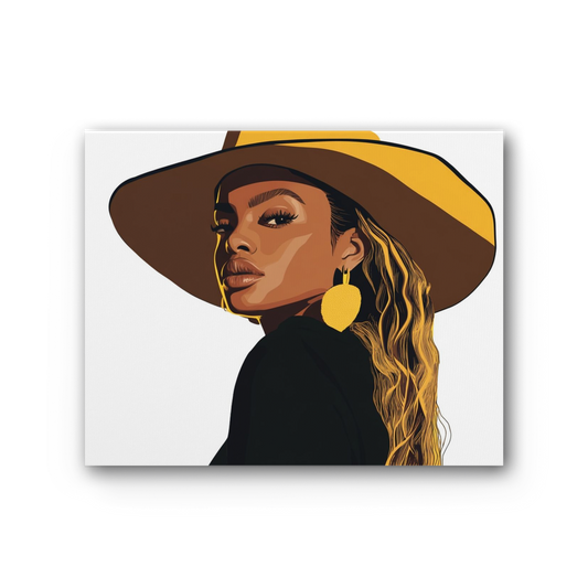 Bey Collection| I'm a Diva| #Cowboycarter Premium Stretched Canvas