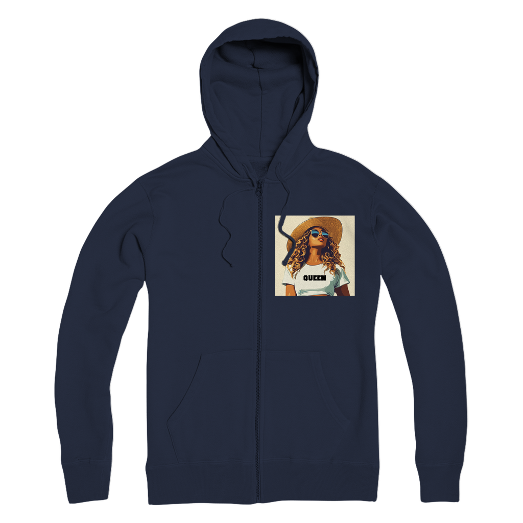 Bey Collection| Queen | #Cowboycater| Premium Adult Zip Hoodie