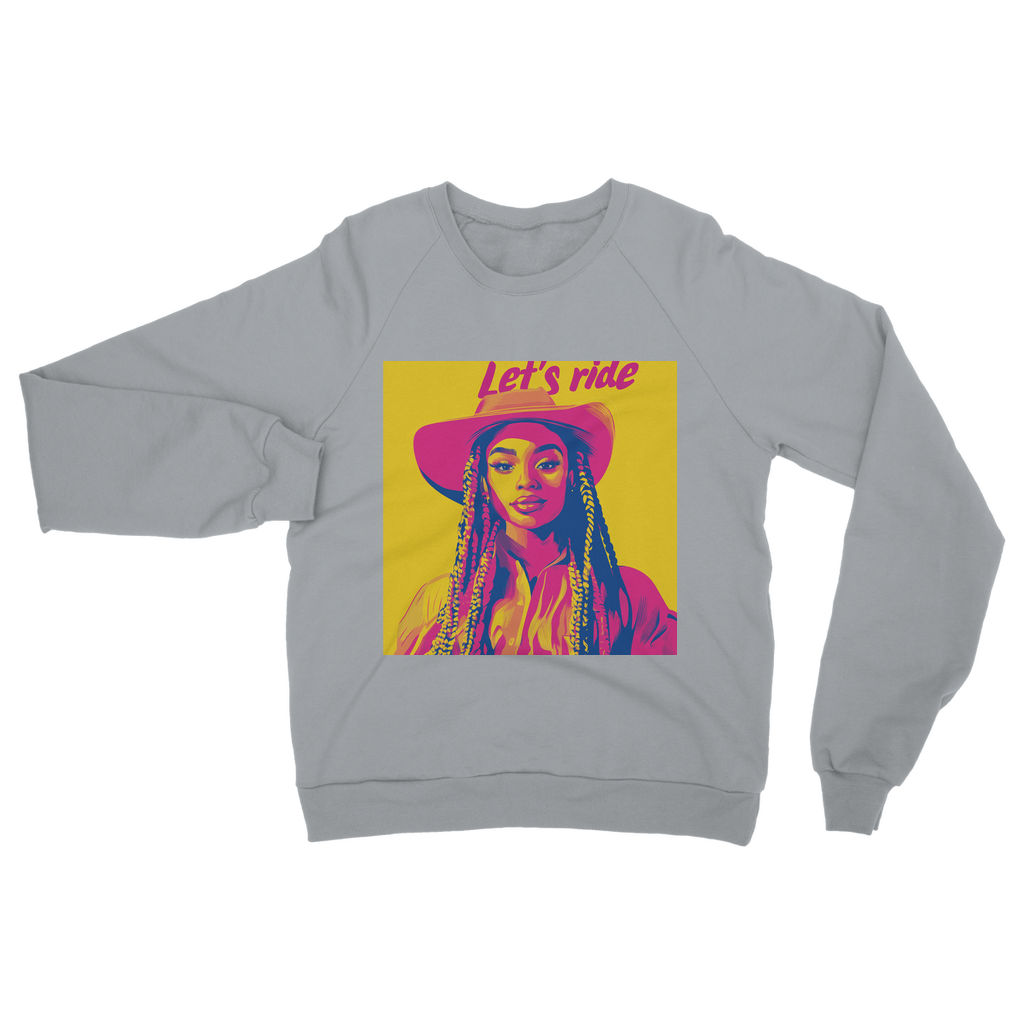Bey Collection| Winnie Orange : Let's Ride Classic Adult Sweatshirt