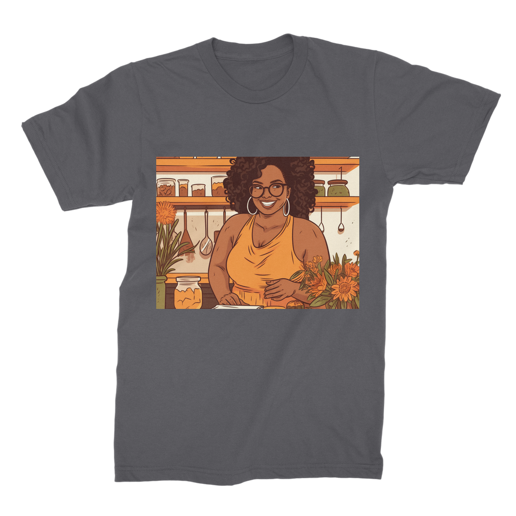 |Sunny Melanin Magic | Premium Jersey Adult T-Shirt