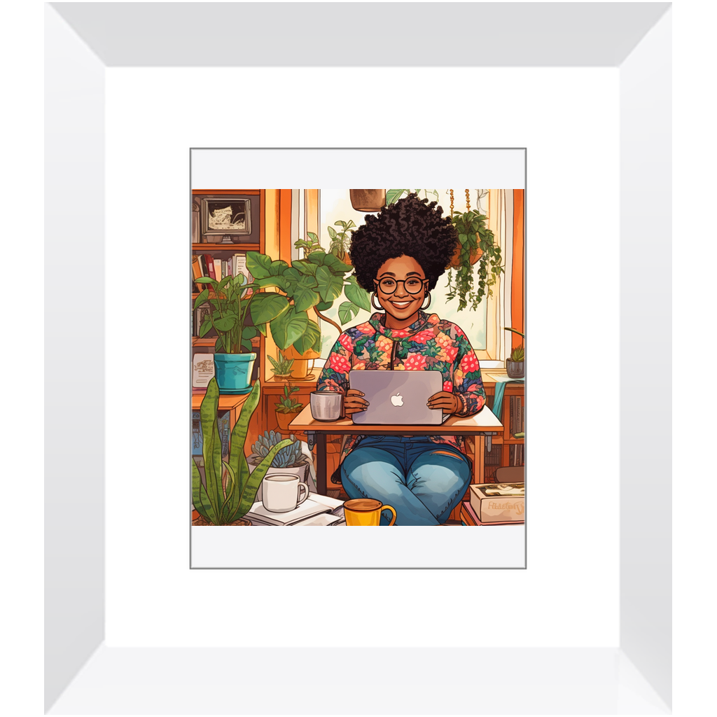 Black In Tech | Asha | Framed Prints