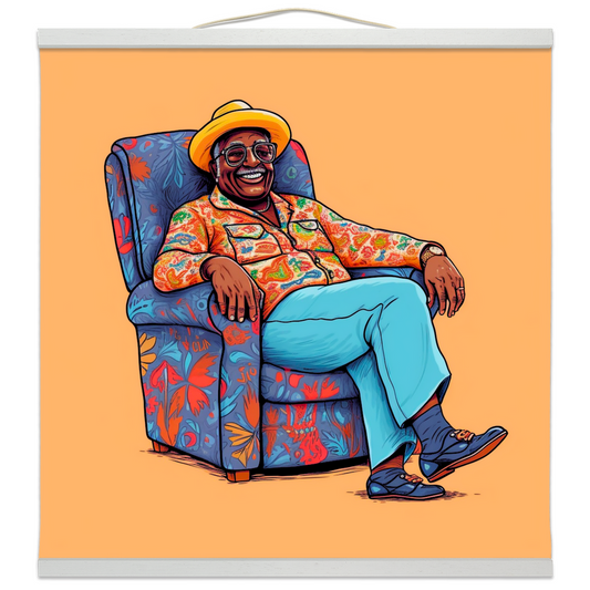 | Black & Bold Collection | James Hanging Canvas Prints | African American Male | Taylor Made Paper Co.