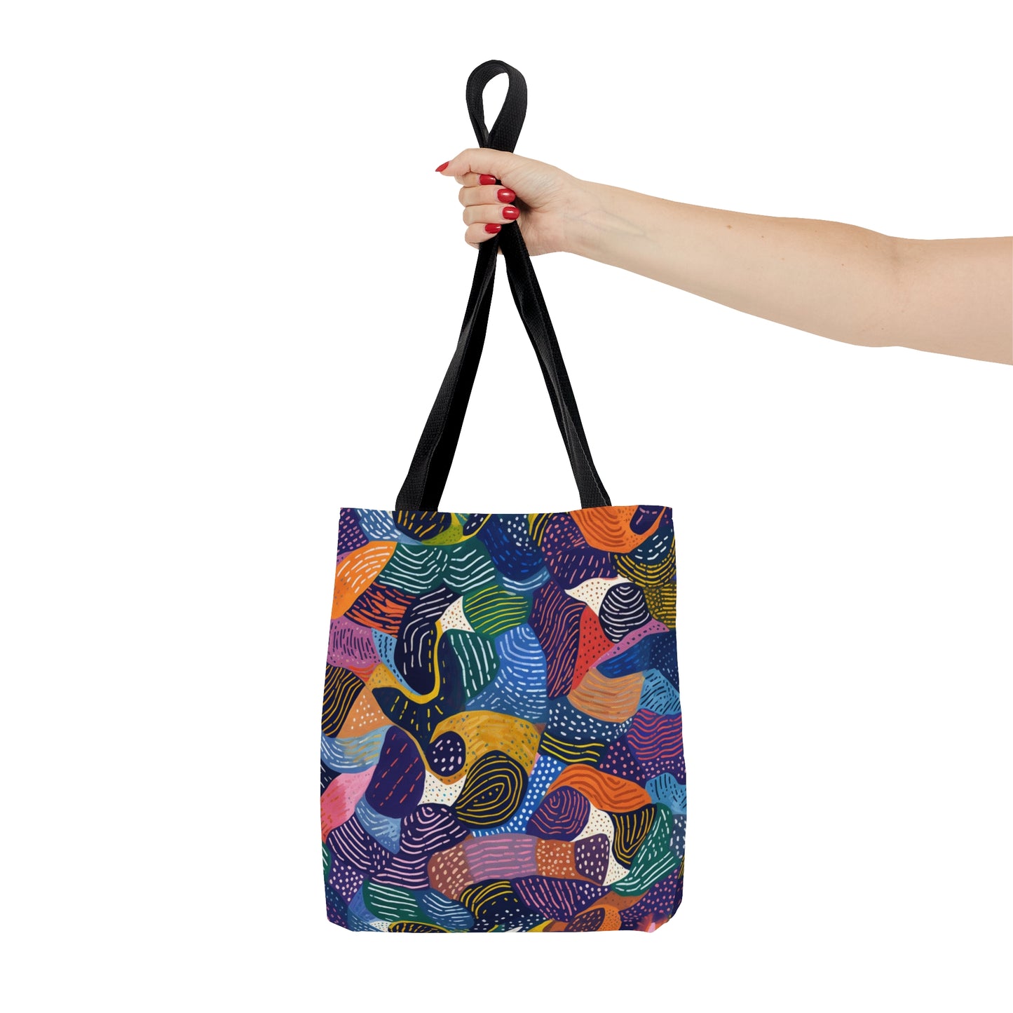 Vibrant Kiki Collections Tote Bag | African Wax Print | Black Women-Owned Business | Stylish Shopping Bag |
