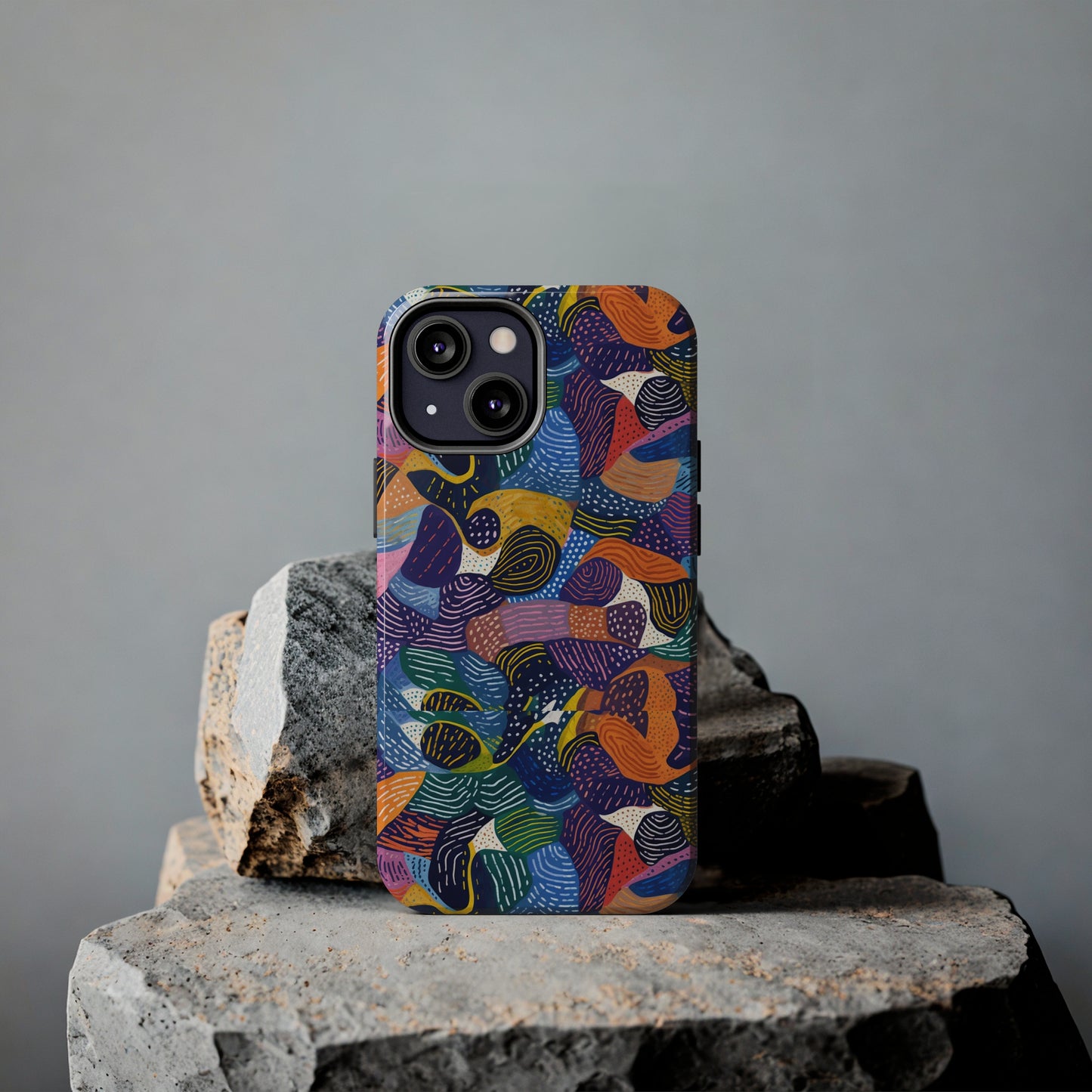 Stylish Kiki Collections iPhone Case | African Wax Print | Tough Phone Case | Shock Dispersion | Protective Cover|