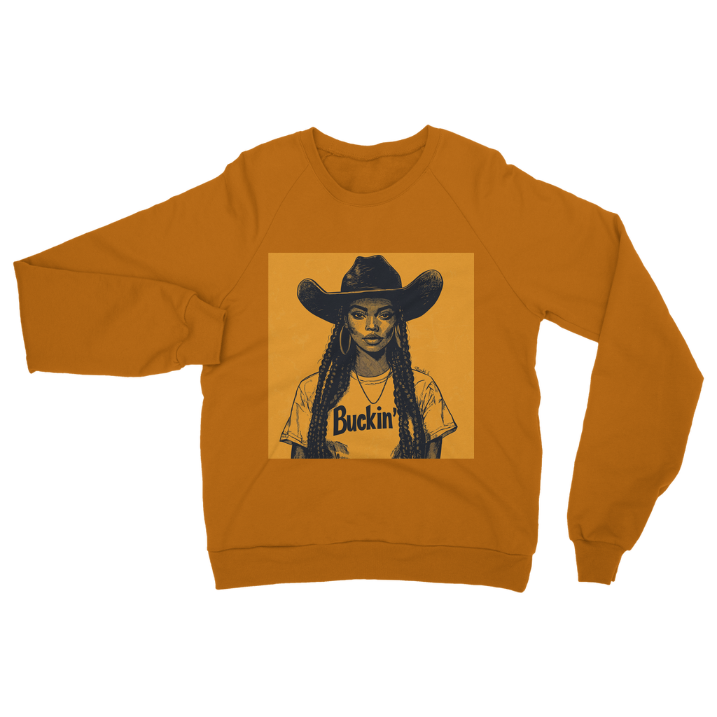 Bey Collection |  Buckin' Classic Adult Sweatshirt