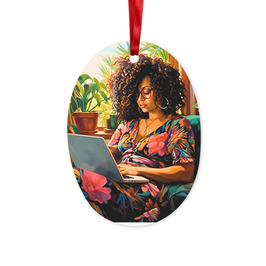 Black In Tech Collection | Momo | Ceramic Hanging Ornament