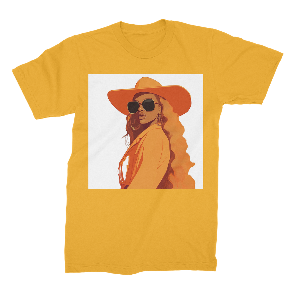 Bey Collection| Orange Diva | #cowboycarter Premium Jersey Adult T-Shirt