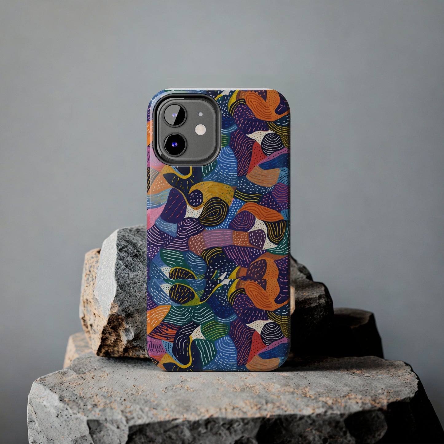 Stylish Kiki Collections iPhone Case | African Wax Print | Tough Phone Case | Shock Dispersion | Protective Cover|