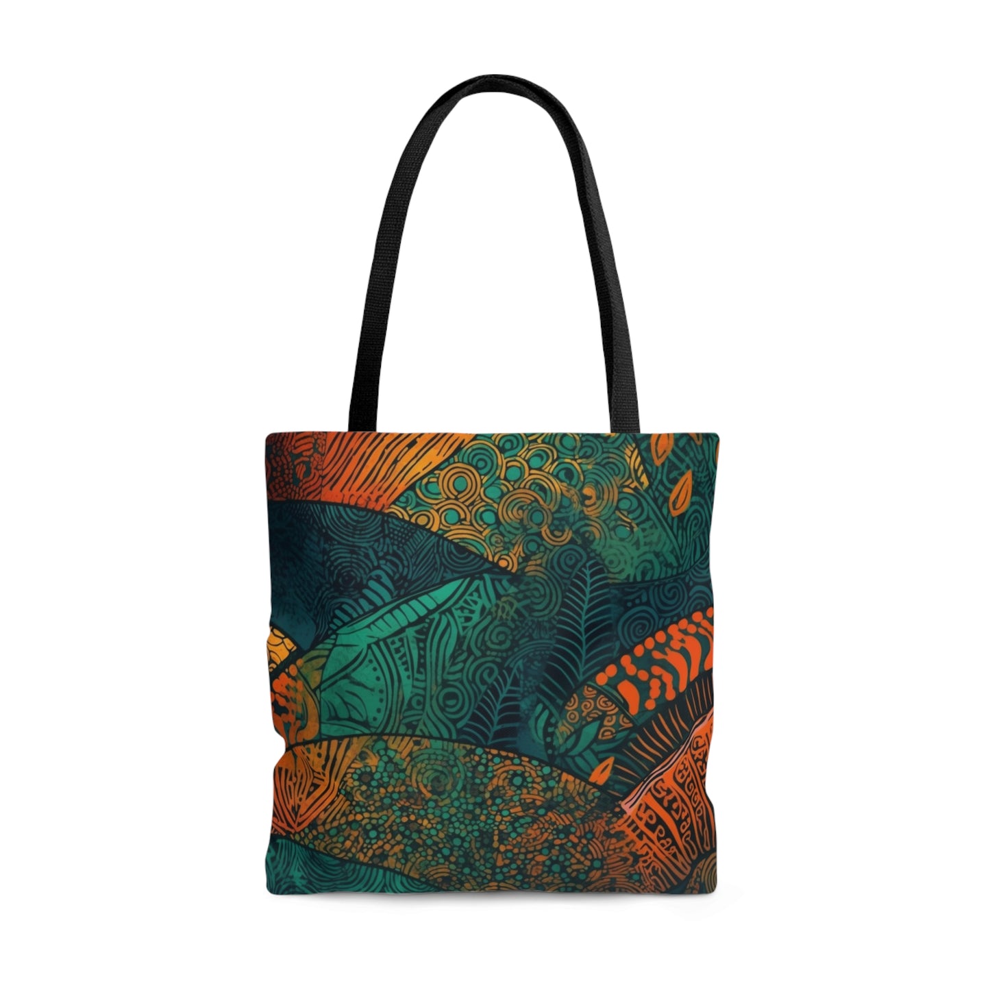 Kente Kaleidoscope | Tote Bag | Book Tote| Groceries Tote | Bachelorette | African Wax Print | Pattern |