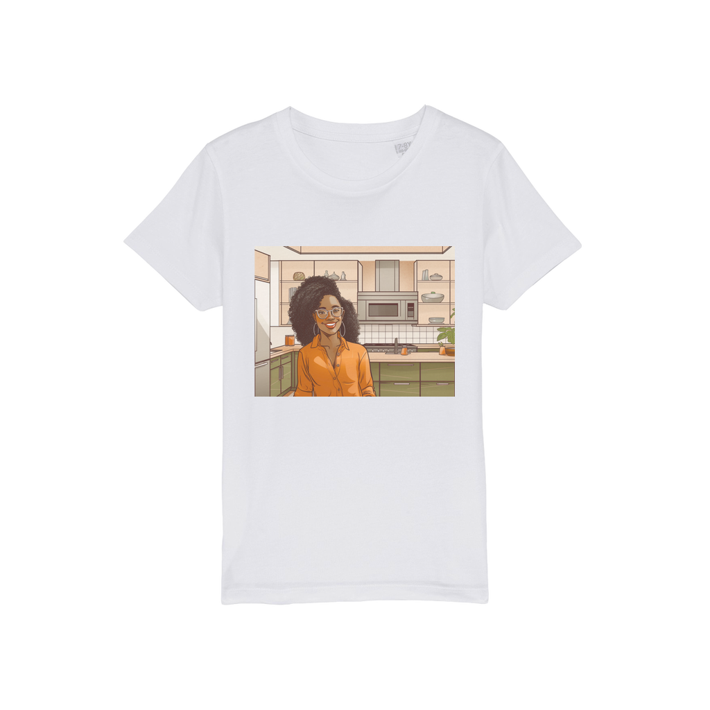 | Rose Melanin Magic | Organic Jersey Kids T-Shirt