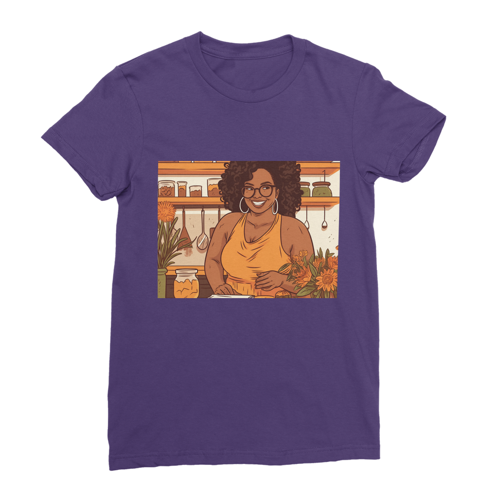 |Sunny Melanin Magic | Premium Jersey Women's T-Shirt
