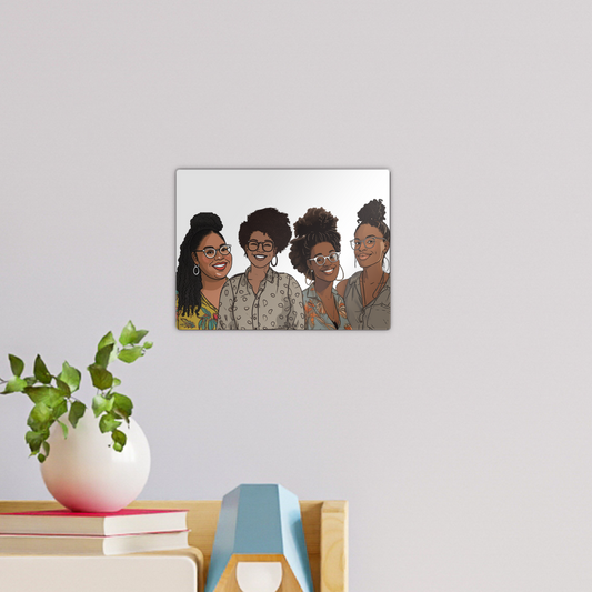 | Women's Collective |Quad sis| Melanin Magic | Wall Tile