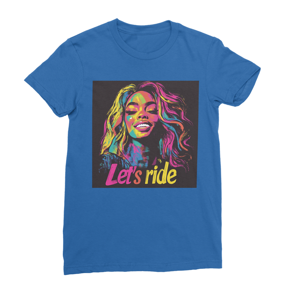 Bey Collection | Neon Bey - Lets Ride Premium Jersey Women's T-Shirt