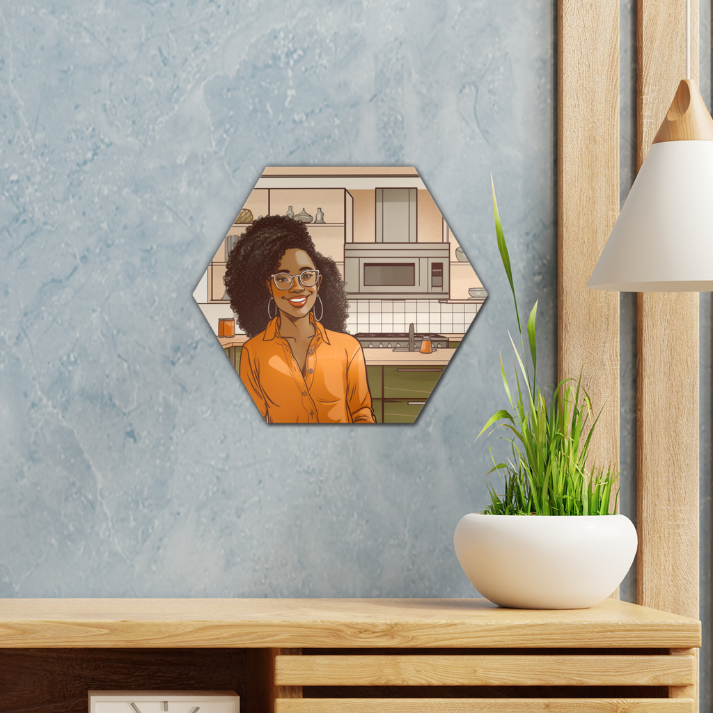 | Rose Melanin Magic | Wall Tile