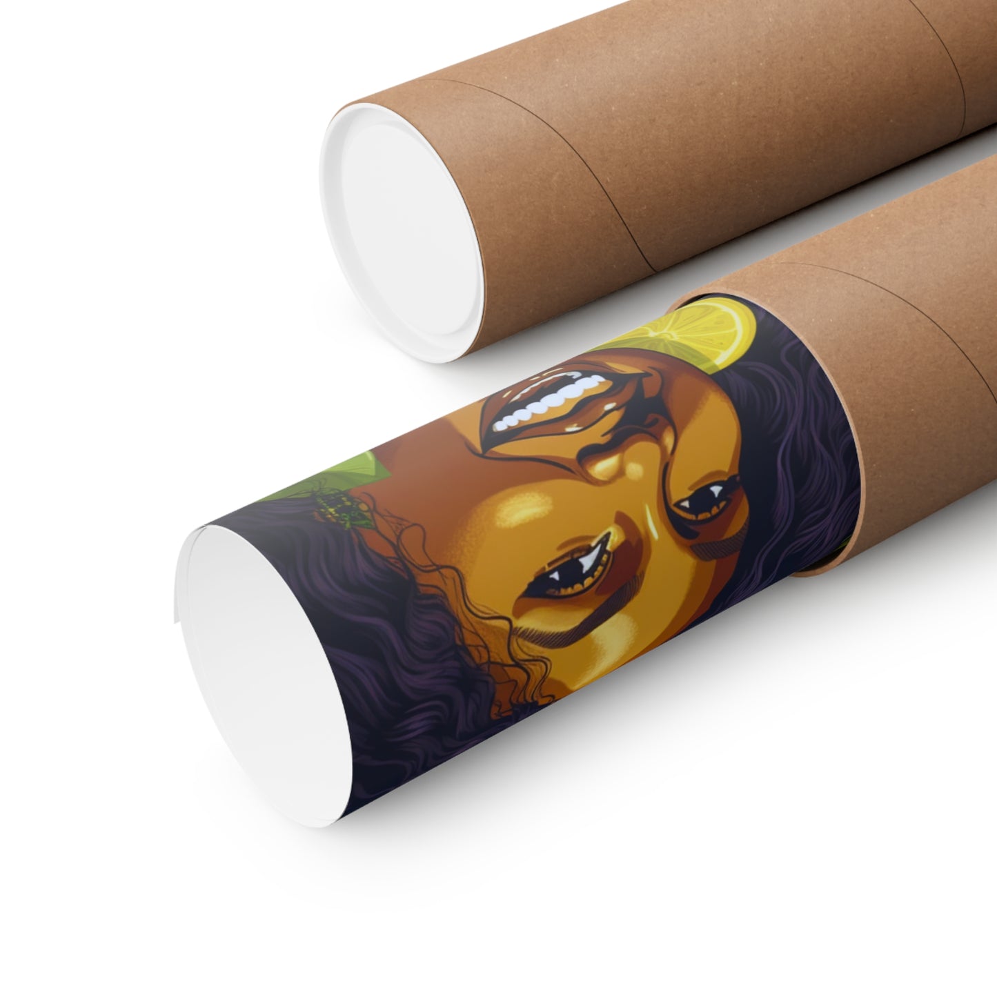 Lemons and Leaves| Premium Matte Vertical Posters