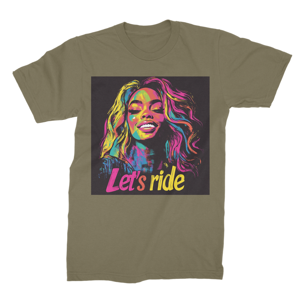 Bey Collection | Neon Bey - Lets Ride Premium Jersey Adult T-Shirt