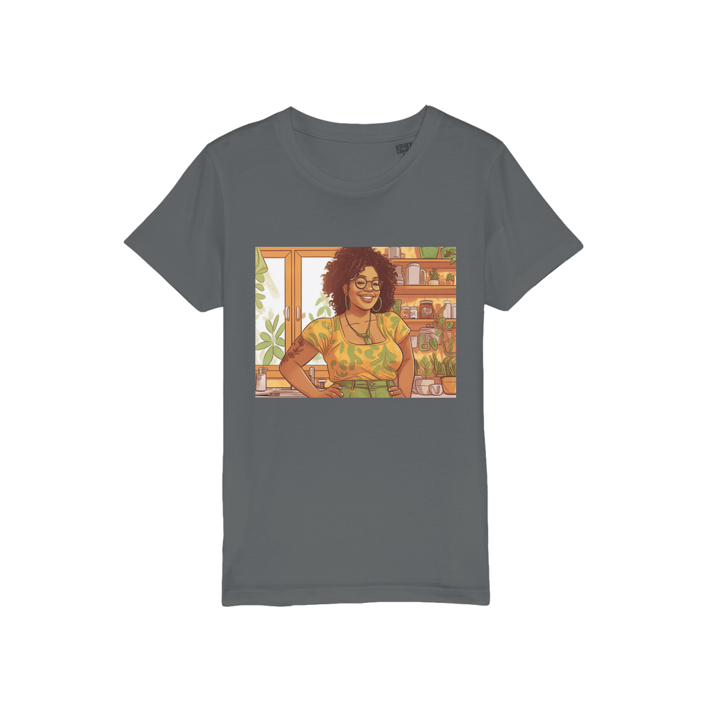 | Lexie Melanin Magic Organic Jersey Kids T-Shirt