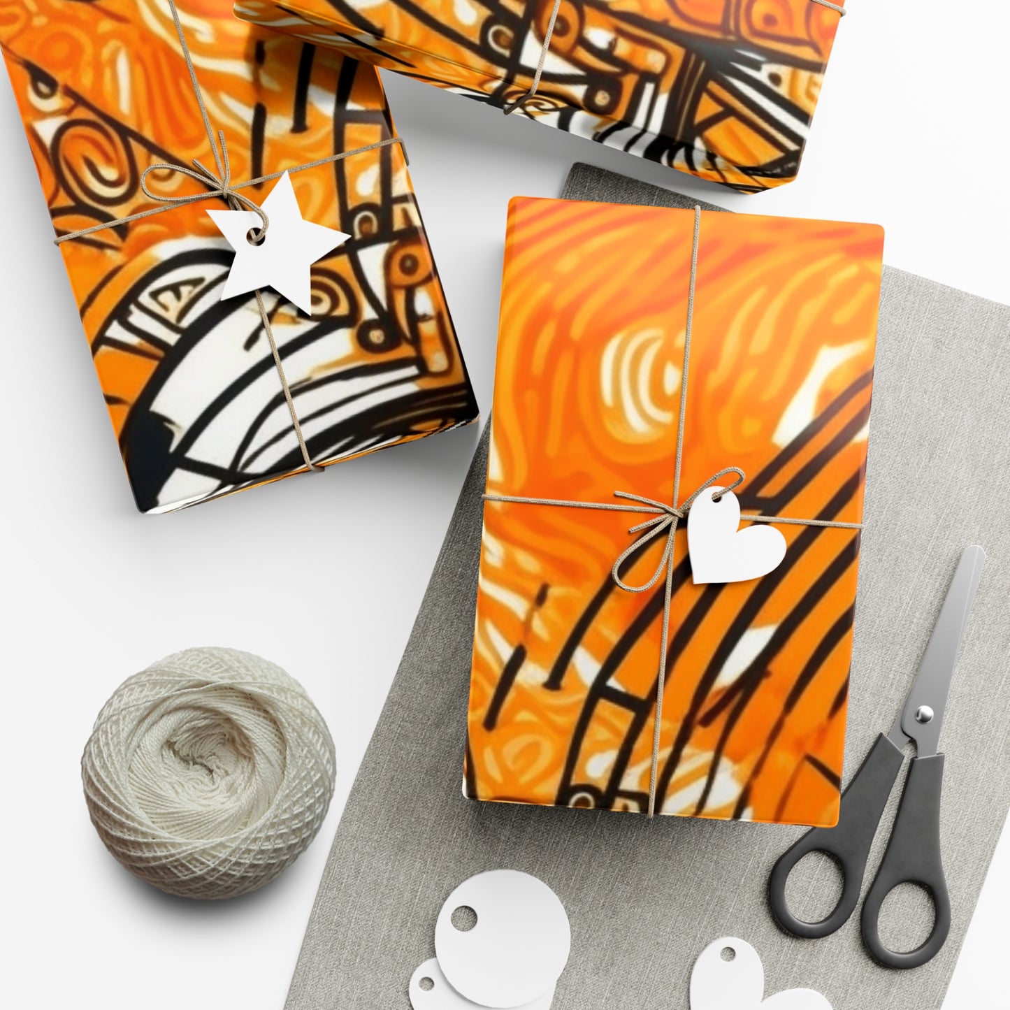 Zambezi Glow | African Wax Print | Gift Wrap Papers