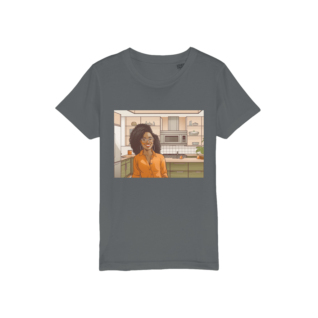 | Rose Melanin Magic | Organic Jersey Kids T-Shirt