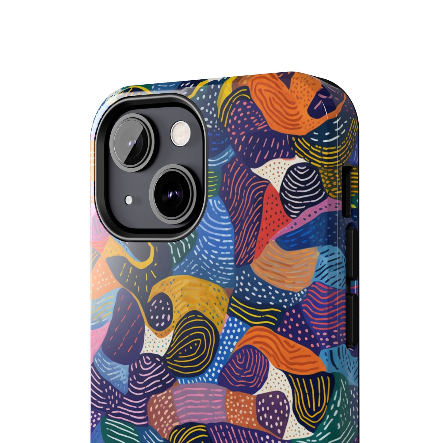 Kiki Collections | iPhone Case | African Wax Print | Tough Phone Case | Shock Dispersion | Protective Cover|
