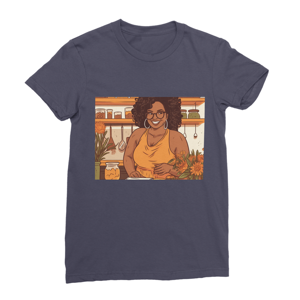 |Sunny Melanin Magic | Premium Jersey Women's T-Shirt
