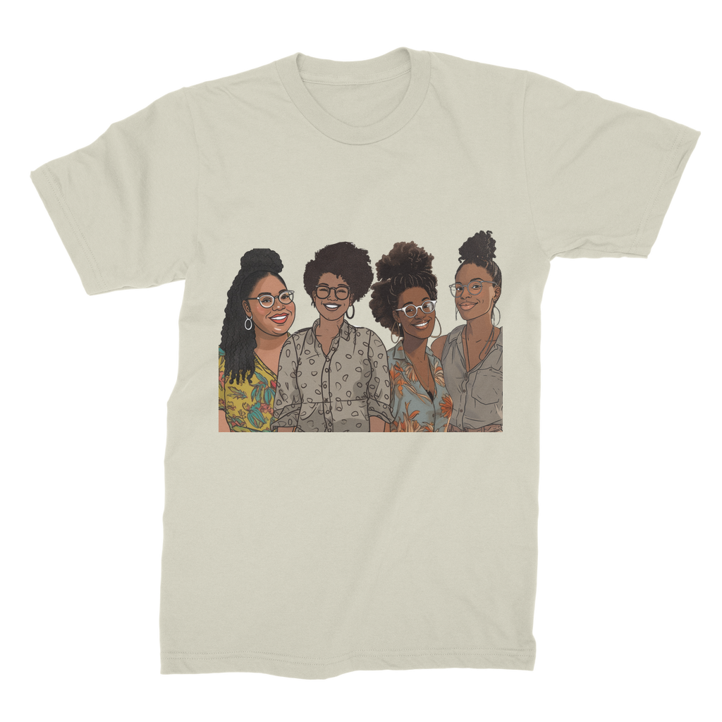 | Women's Collective | Quad Sis| Melanin Magic | Premium Jersey Adult T-Shirt