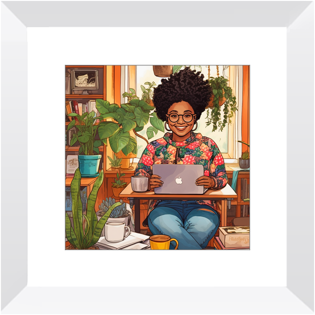 Black In Tech | Asha | Framed Prints