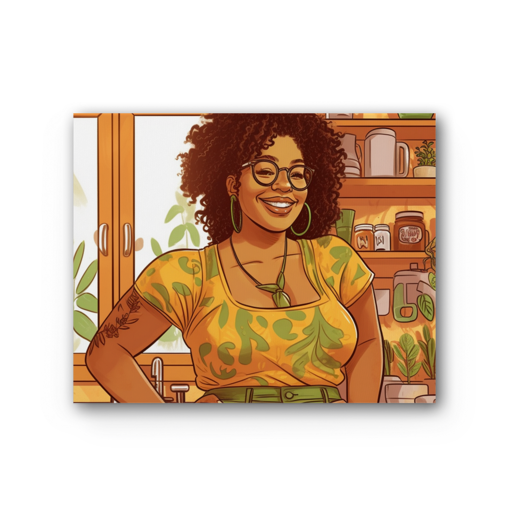 | Lexie Melanin Magic Premium Stretched Canvas