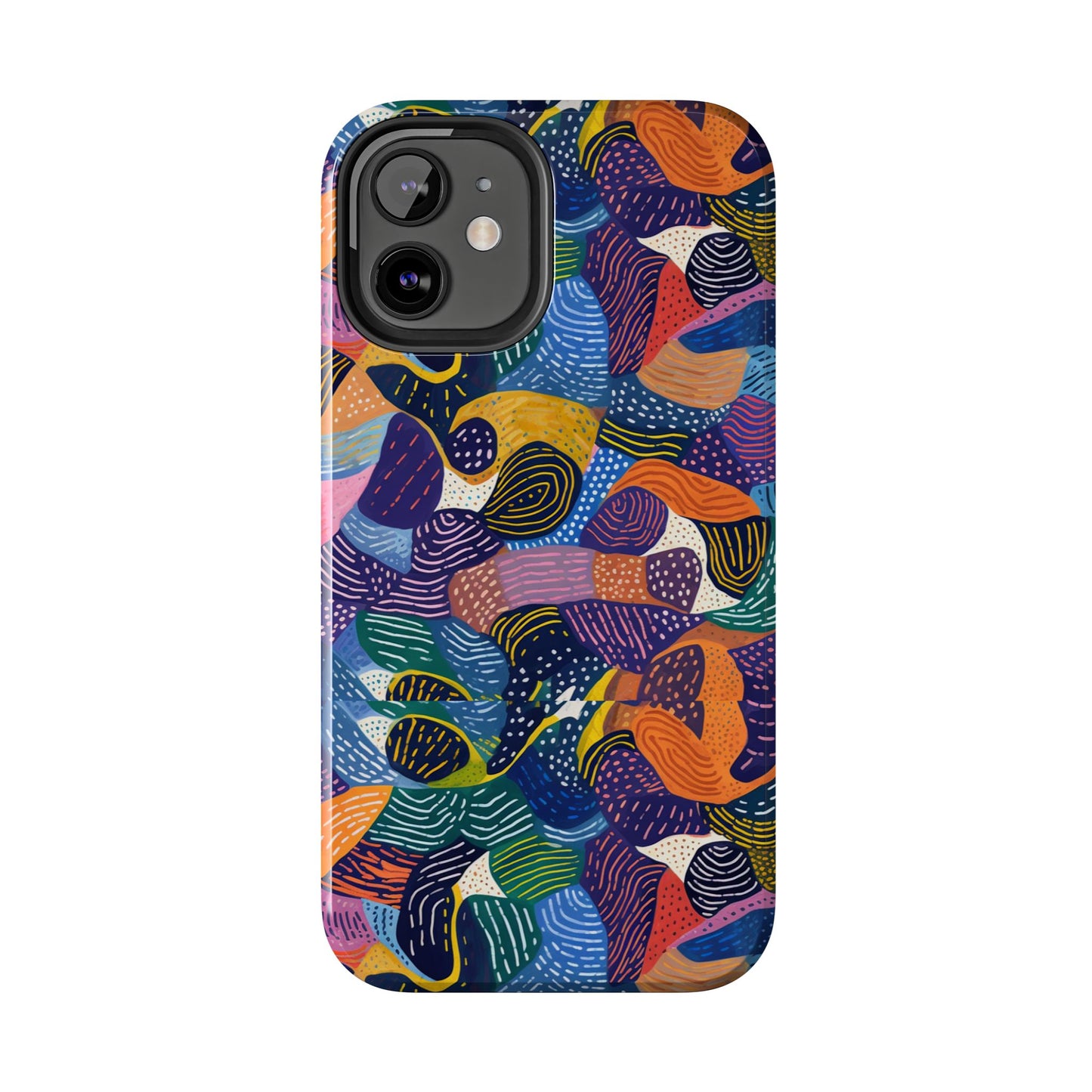 Kiki Collections | iPhone Case | African Wax Print | Tough Phone Case | Shock Dispersion | Protective Cover|