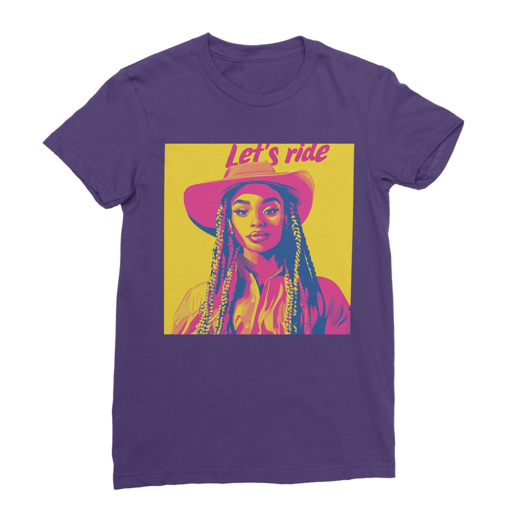 Bey Collection| Winnie Orange : Let's Ride Premium Jersey Women's T-Shirt