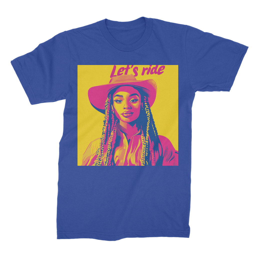 Bey Collection| Winnie Orange : Let's Ride Premium Jersey Adult T-Shirt
