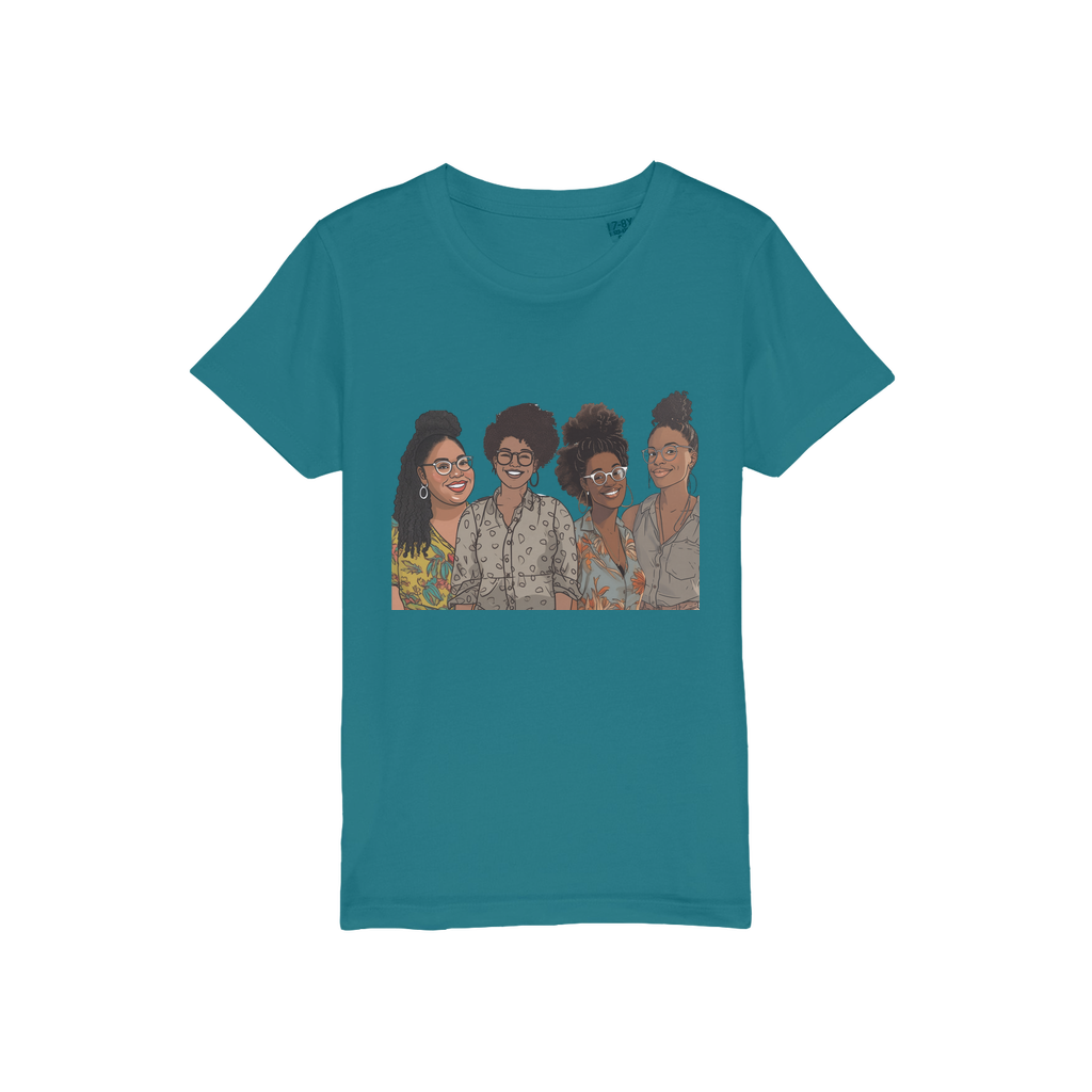| Women's Collective | Quad Sis| Melanin Magic | Organic Jersey Kids T-Shirt