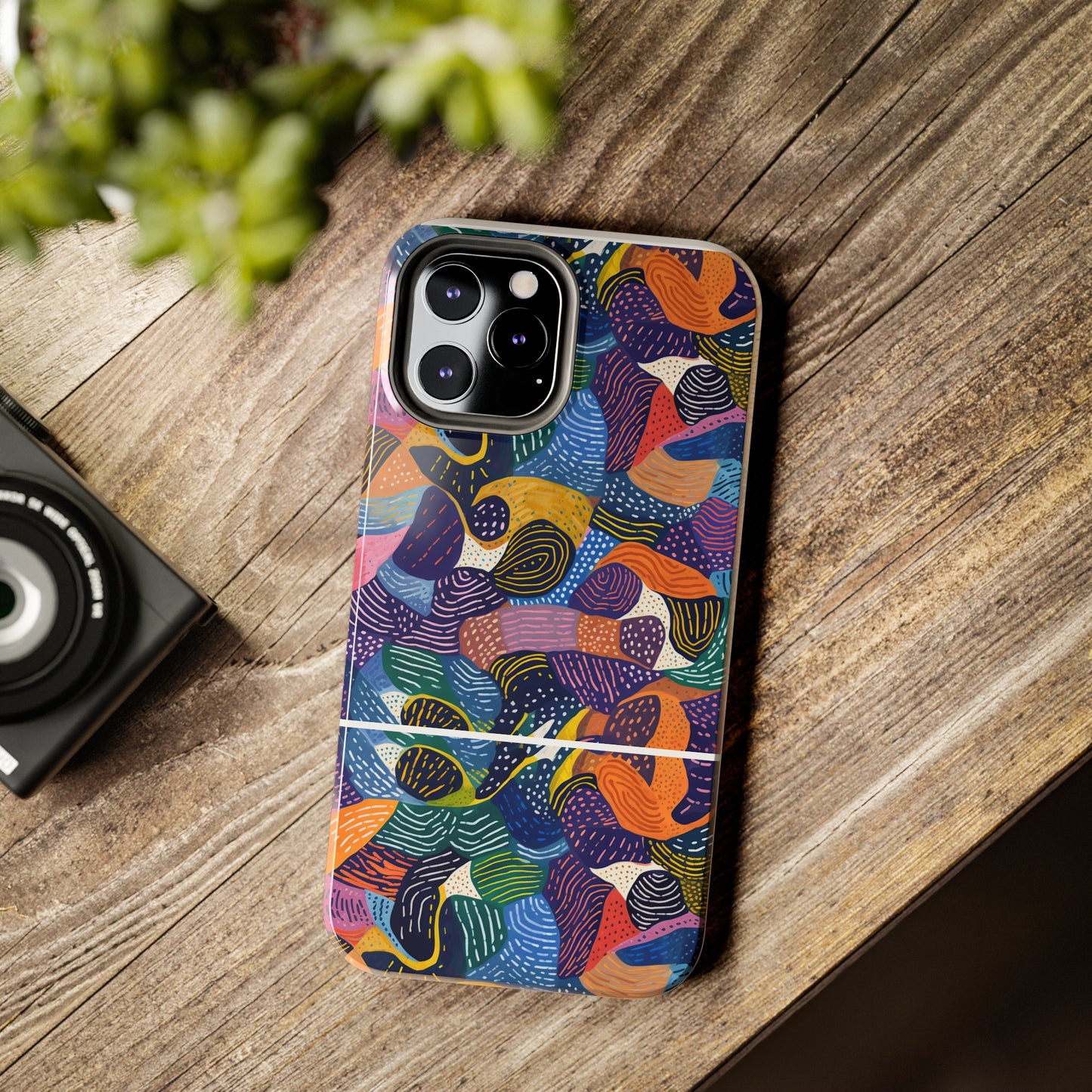 Stylish Kiki Collections iPhone Case | African Wax Print | Tough Phone Case | Shock Dispersion | Protective Cover|